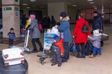 На родину доставлены еще 180 эвакуированных из Украины азербайджанцев (ФОТО)