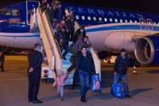 На родину доставлены еще 180 эвакуированных из Украины азербайджанцев (ФОТО)