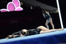 Azerbaijani women's group holds second intermediate place at 12th FIG Acrobatic Gymnastics World Age Group Competitions (PHOTO)