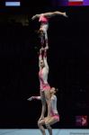 В Баку стартовал заключительный день Всемирных соревнований среди возрастных групп по акробатической гимнастике (ФОТО)