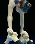 Podium training of participants of 28th FIG Acrobatic Gymnastics World Championships held in Azerbaijan's National Gymnastics Arena (PHOTO REPORT)