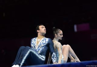 Azerbaijani gymnasts reach balance exercise finals at FIG Acrobatic Gymnastics World Championship