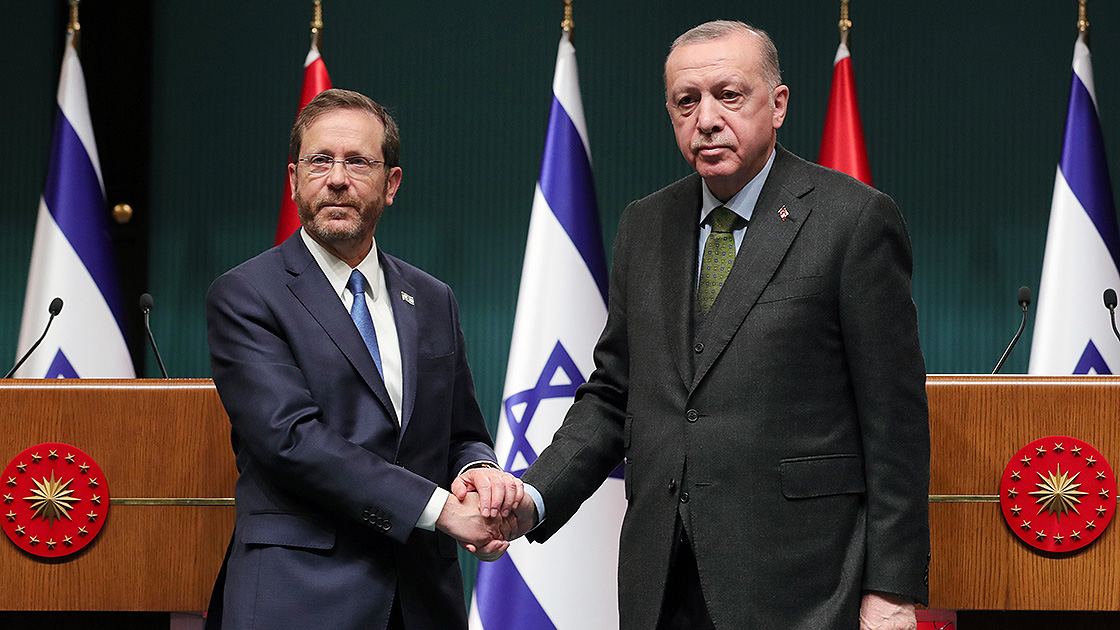 Turkish-Israeli ties will gain new momentum, Erdogan tells Herzog