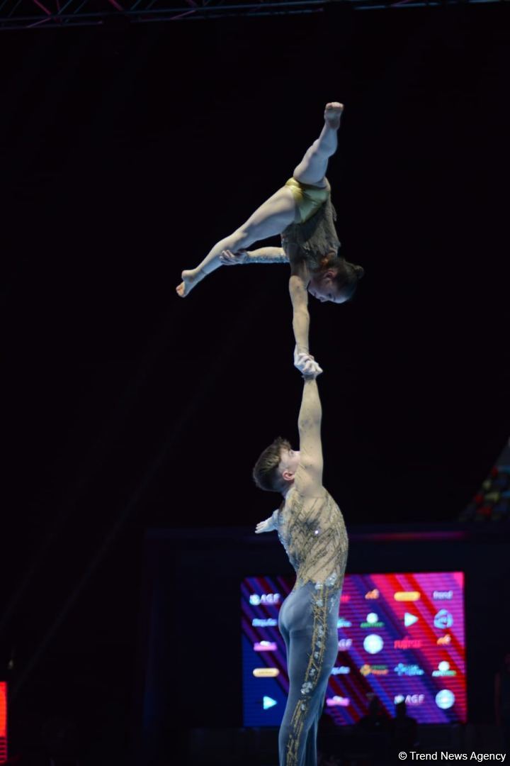 Мастерство и высокая подготовка - лучшие моменты первого дня Чемпионата мира по акробатической гимнастике в Баку (ФОТО)