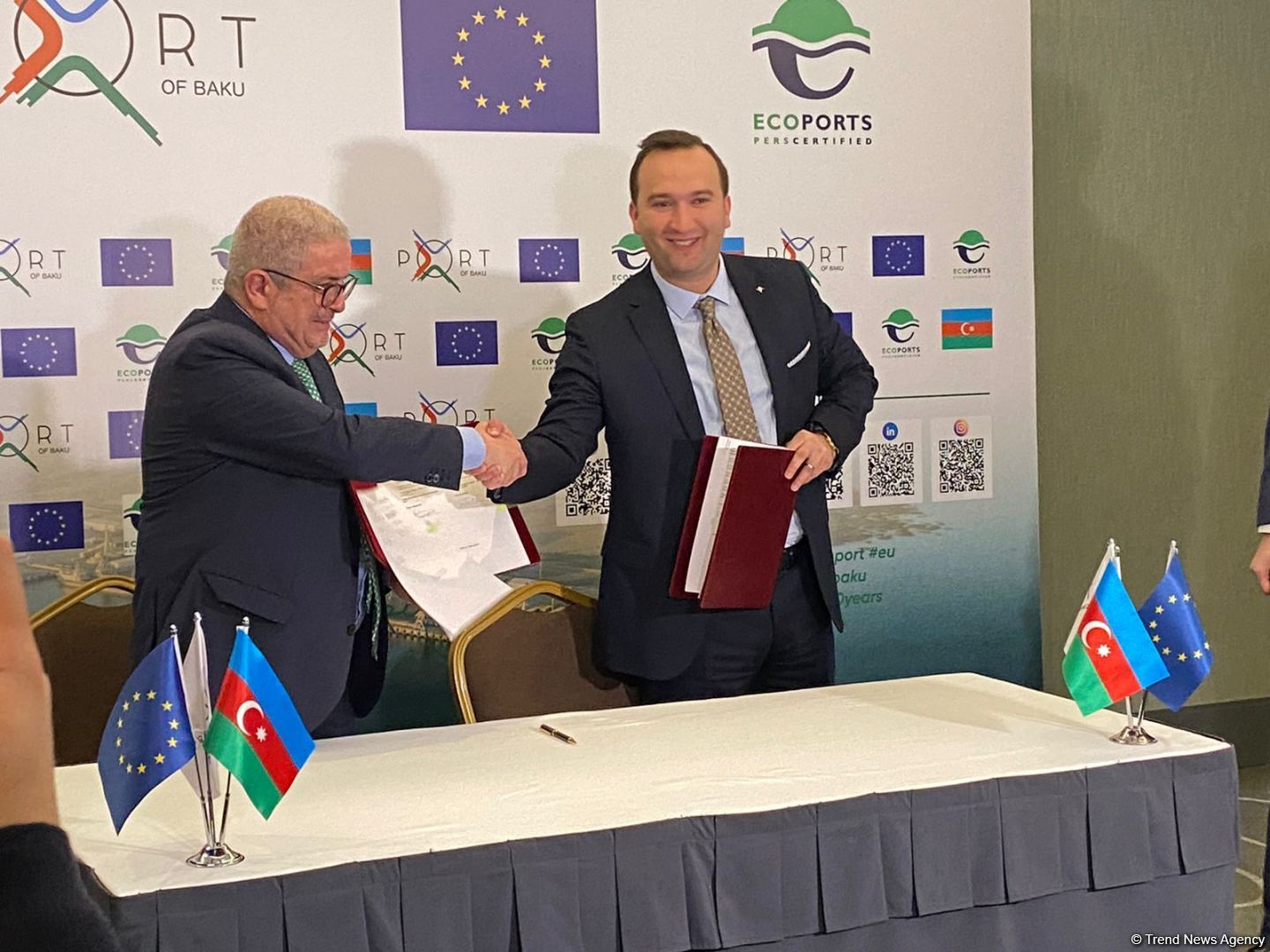 Между портами Баку и Барселоны подписан меморандум о взаимопонимании (ФОТО)