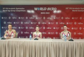 Чемпионат мира по акробатической гимнастике в Баку организован профессионально – спортсменки из Бельгии