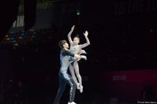 Azerbaijani gymnasts present tempo exercise at World Championships in Baku (PHOTO)