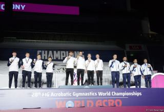 World Championship in Baku: awarding ceremony among mixed doubles, women's and men's groups took place (PHOTO)