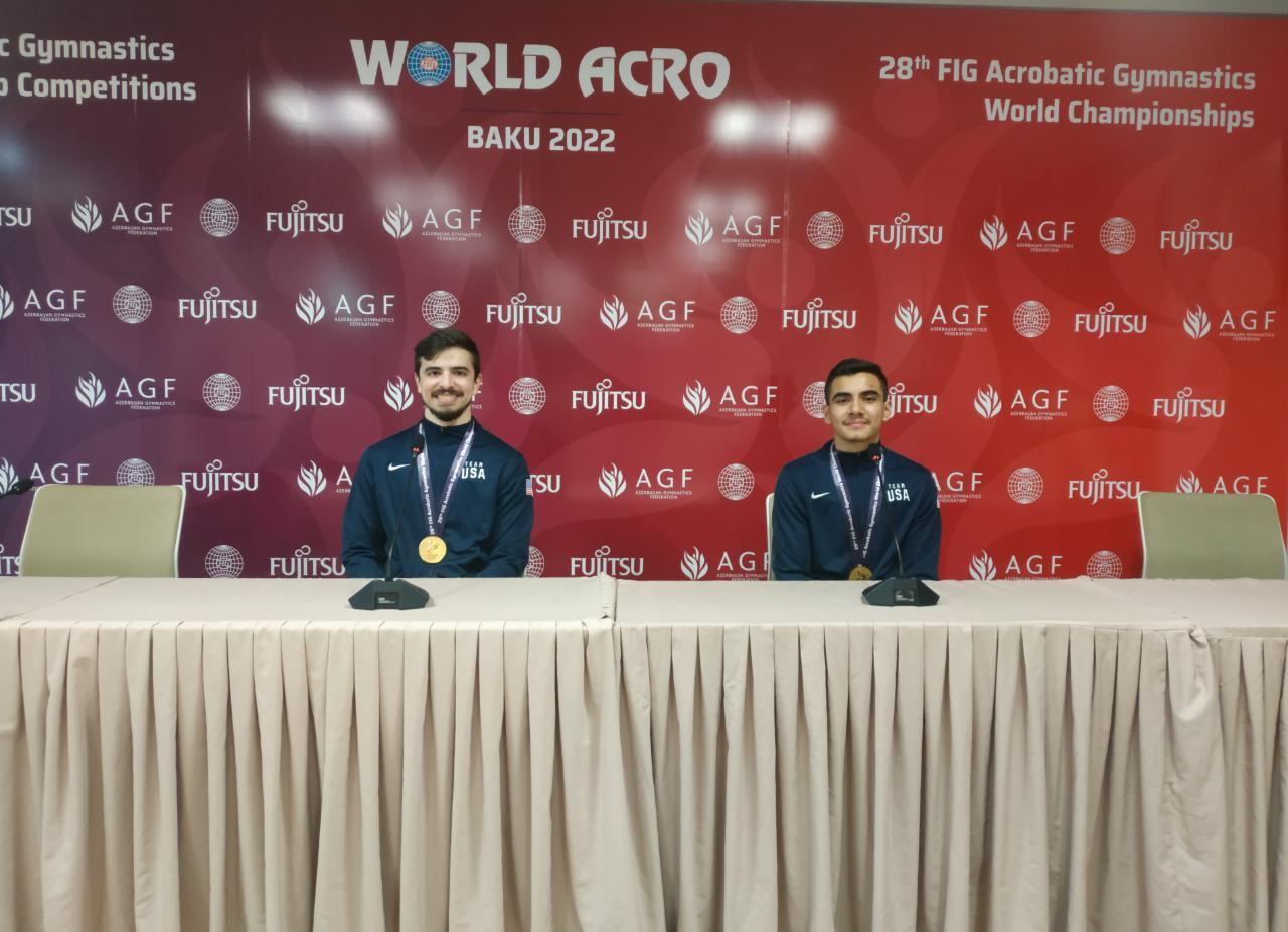 We are glad that we were able to achieve success at World Championships in Baku - gold medalists from US