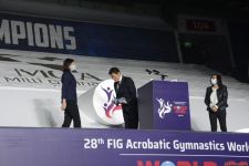Closing ceremony of 28th World Acrobatic Gymnastics Championship held in Baku (PHOTO)