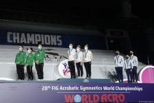 Awarding ceremony of winners among mixed doubles, women's and men's groups takes place (PHOTO)