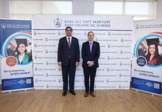 Ambassador of Pakistan visits Baku Higher Oil School (PHOTO)