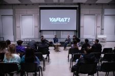 YARAT организовал встречу с коллективом первого художественного научно-фантастического фильма @proyekt_2602  (ВИДЕО, ФОТО)