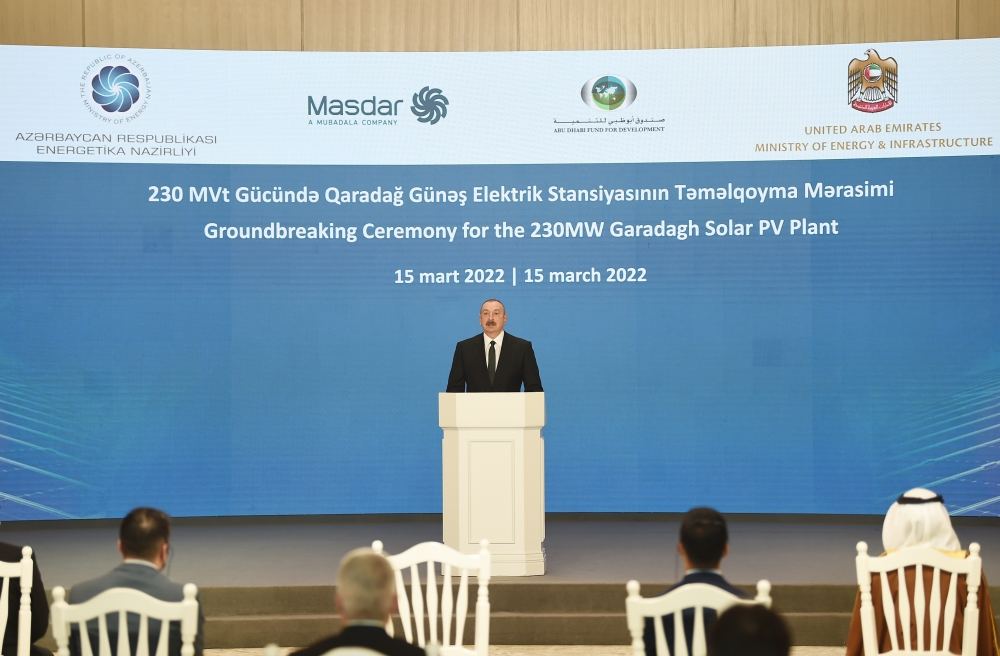 Президент Ильхам Алиев: Развитие возобновляемых видов энергии является для нас приоритетным вопросом