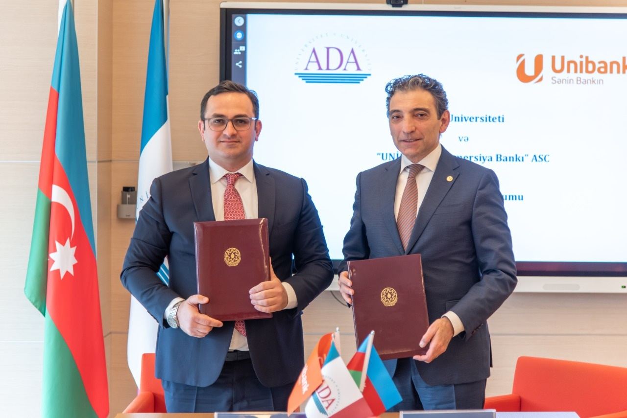Подписан меморандум о взаимопонимании между азербайджанским Unibank и Университетом АDА (ФОТО)