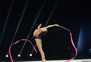 Results of first group of participants in 27th Azerbaijan Championship in Rhythmic Gymnastics revealed