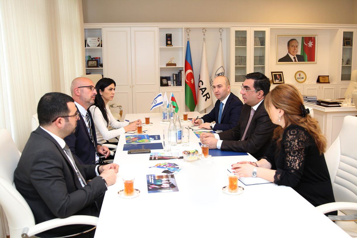 President of Israel-Azerbaijan Chamber of Commerce and Industry visits Baku Higher Oil School (PHOTO)
