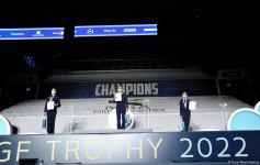 Победители 27-го Чемпионата Азербайджана по художественной гимнастике среди "сениоров"  - церемония награждения (ФОТО)