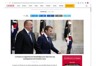 European leaders address President Ilham Aliyev one after another amid situation in Ukraine - French edition