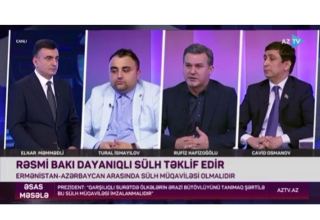 No other alternative for Armenia but to accept Azerbaijan’s proposals - head of Trend News Agency's Foreign Projects Directorate (VIDEO)