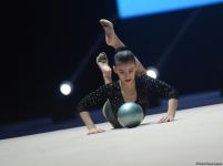 Bakıda bədii gimnastika üzrə Azərbaycan çempionatının ikinci günü start götürüb (FOTO)