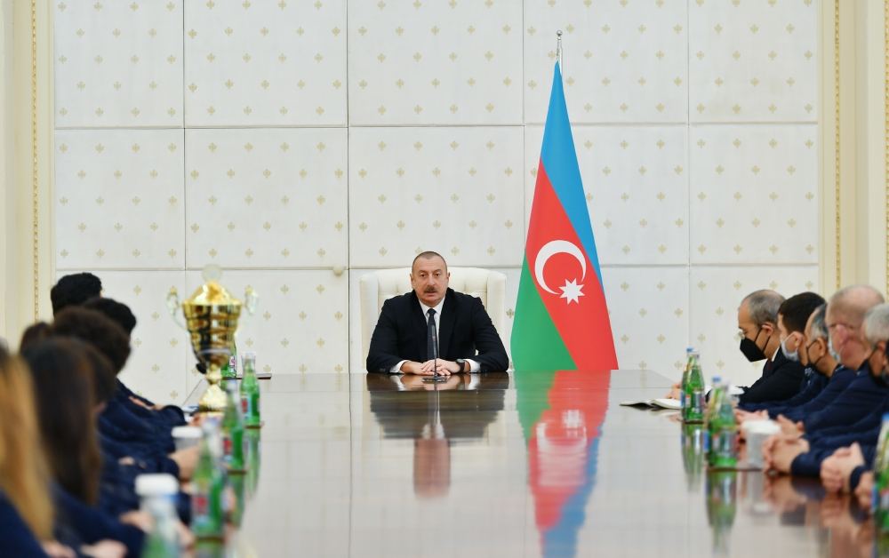 Президент Ильхам Алиев: Механизм управления в Федерации борьбы ослаб, фактически царил произвол