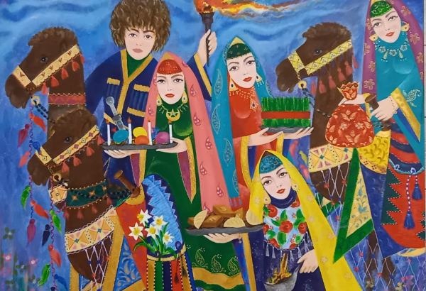 Колоритные картины Эльдара Гаджиева, посвященные празднику Новруз (ФОТО)