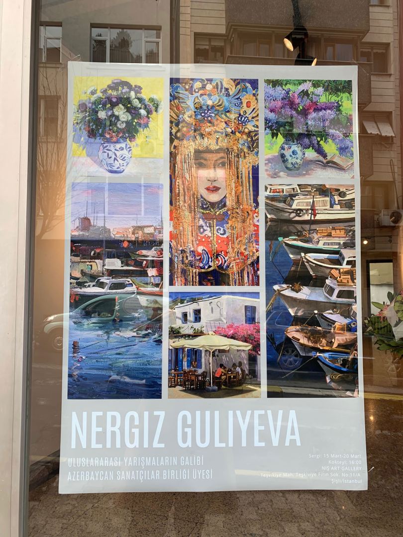 Картины Наргиз Гулиевой представлены в Турции (ФОТО)