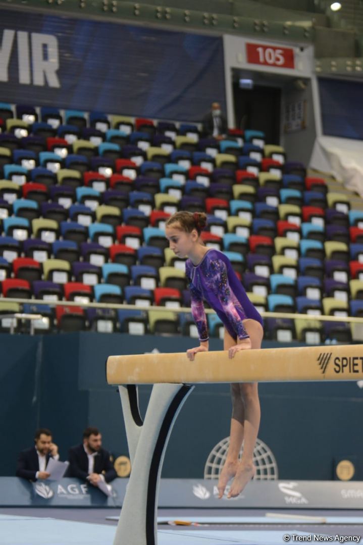 Final day of Azerbaijan and Baku Artistic Gymnastics Championships starts (PHOTO)