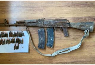 Azerbaijan reveals weapons and ammunition found in Sugovushan