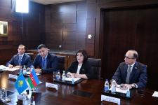 Sahibə Qafarova Qazaxıstan Parlamenti Senatının sədri ilə görüşüb (FOTO)