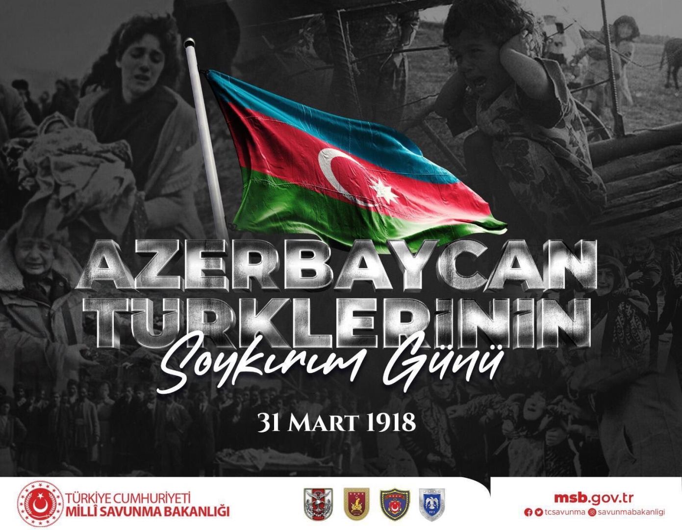 Министерство нацобороны Турции поделилось публикацией в связи с Днем геноцида азербайджанцев
