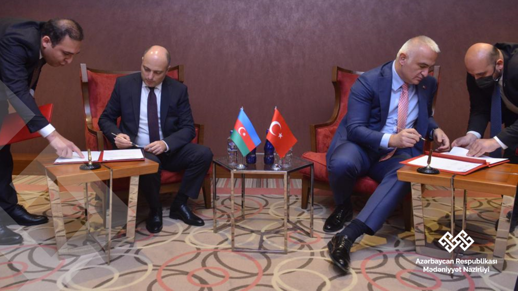Министры культуры Азербайджана и Турции подписали протокол о реализации совместной программы (ФОТО)