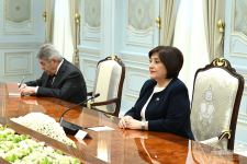 Президент Узбекистана принял председателя парламента Азербайджана (ФОТО)