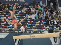 Bakıda İdman Gimnastikası üzrə Dünya Kubokunun ikinci günü start götürüb (FOTO)