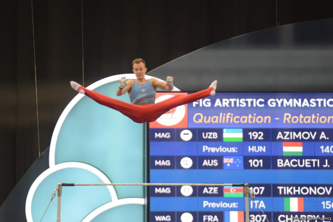 Bakıda keçirilən İdman Gimnastikası üzrə FIG Dünya Kubokunda Azərbaycan gimnastlarının nəticələri (FOTO)