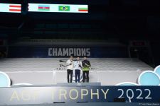 Bakıda İdman Gimnastikası üzrə FIG Dünya Kubokunun qalibləri mükafatlandırılıb (FOTO)