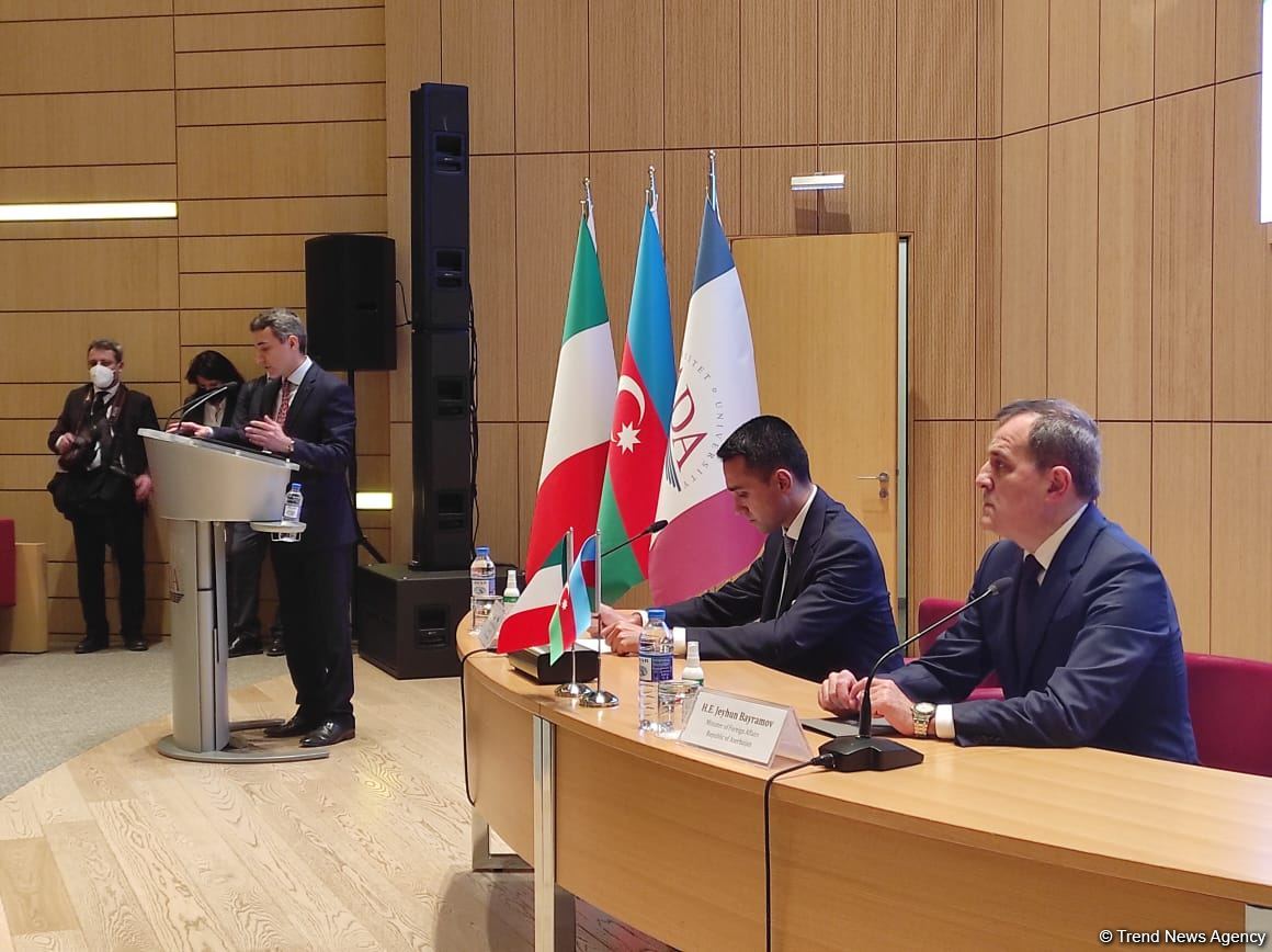 Italy first partner country of Azerbaijan in liberated territories' restoration - FM (PHOTO)
