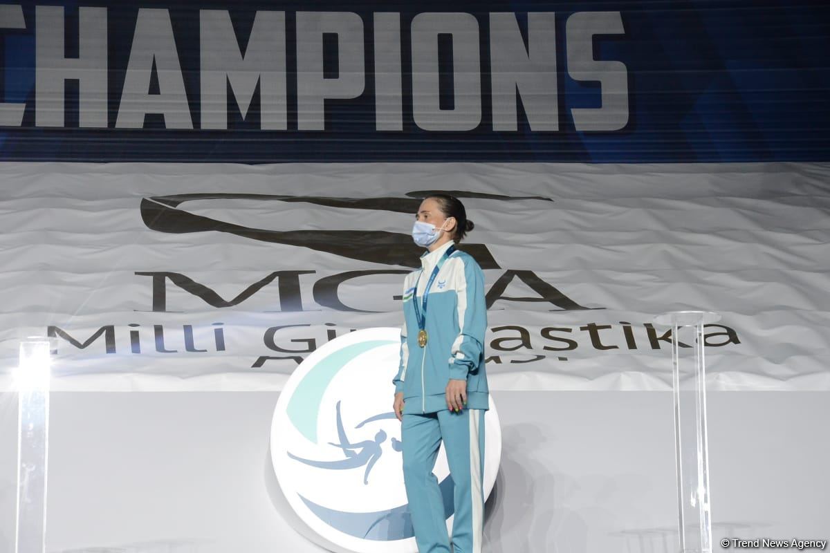 Bakıda İdman Gimnastikası üzrə FIG Dünya Kubokunun qalibləri mükafatlandırılıb (FOTO)