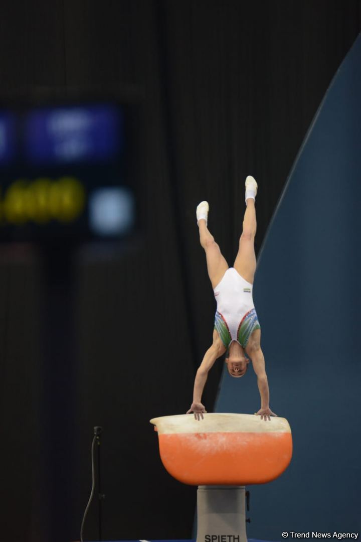 İdman Gimnastikası üzrə FIG Dünya Kubokunda Özbəkistan idmançısı qadınlar arasında qızıl medal qazanıb (FOTO)