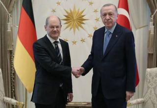 Turkish president, German chancellor discuss Russia-Ukraine crisis