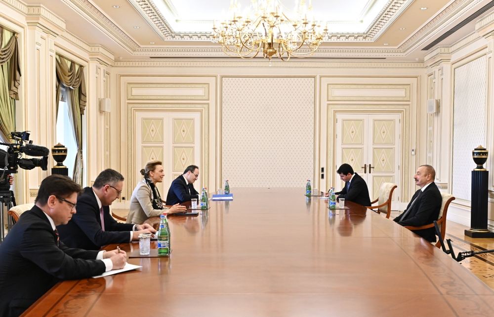President Ilham Aliyev receives delegation led by Secretary General of Council of Europe (VIDEO)