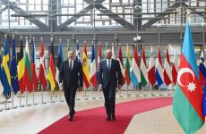 Meeting between President Ilham Aliyev and President of EU Council held in Brussels (PHOTO/VIDEO)