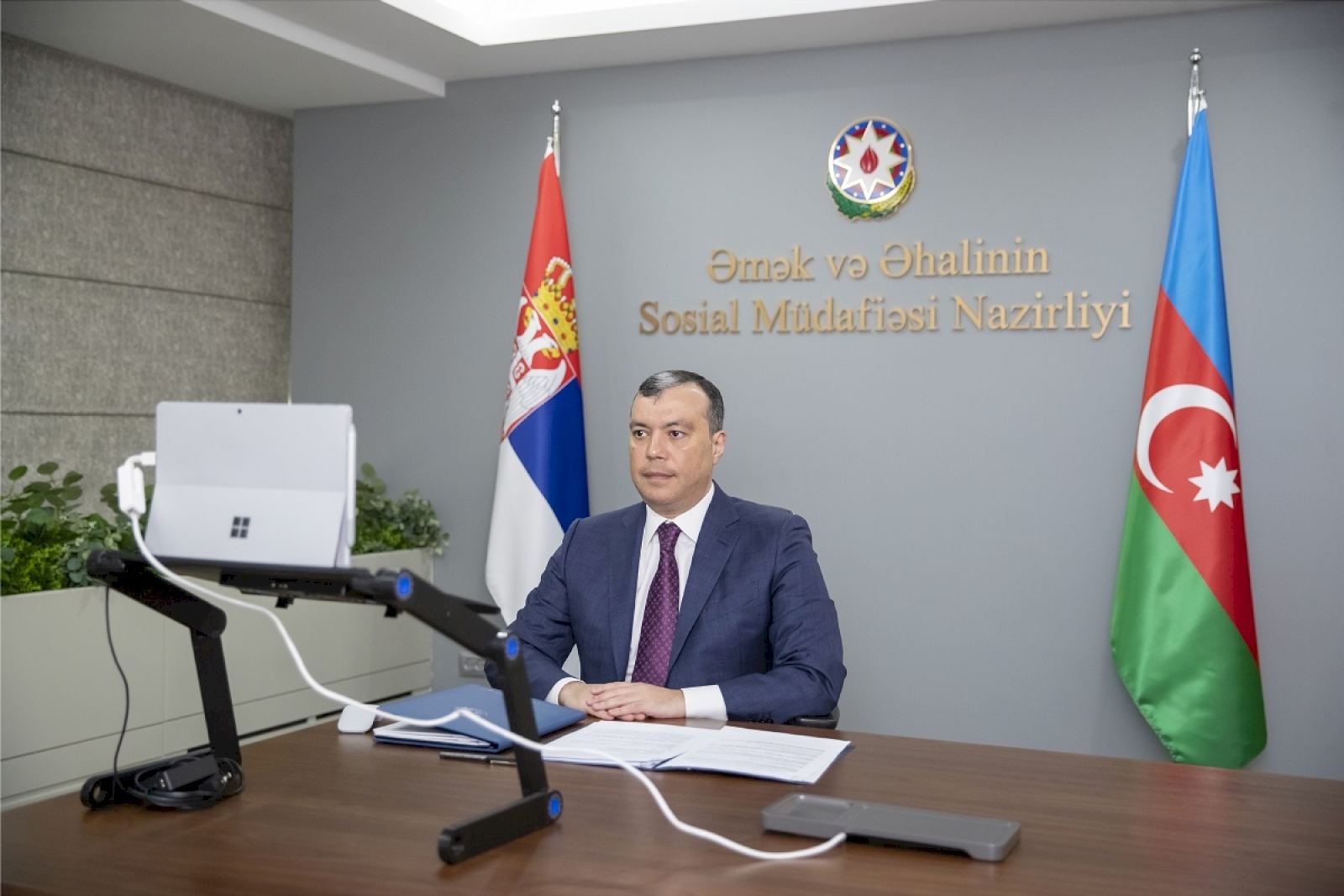 Между Азербайджаном и Сербией подписано соглашение о взаимном соцобеспечении (ФОТО)