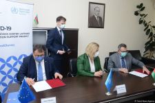 Azerbaijan receives special equipment within EU and WHO project (PHOTO)