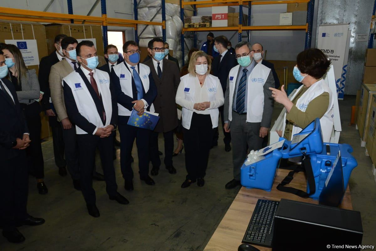 Azerbaijan receives special equipment within EU and WHO project (PHOTO)