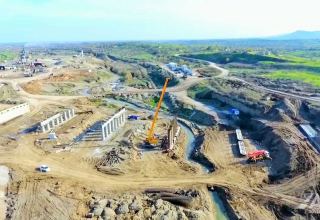 Проинспектирован ход работ по строительству автодороги Ахмедбейли-Физули-Шуша (ФОТО/ВИДЕО)