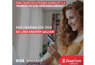 Türk Lirəsi valyutasında “Bankkart” ilə onlayn alış-veriş etmək indi daha sərfəlidir!