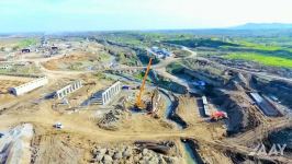 Construction process of Azerbaijan's Ahmadbeyli-Fuzuli-Shusha highway inspected (PHOTO/VIDEO)