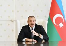 President Ilham Aliyev receives members of Azerbaijani national team participating in European Wrestling Championships in Hungary (PHOTO/VIDEO)